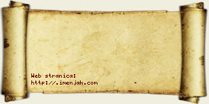 Nadja Perunac vizit kartica